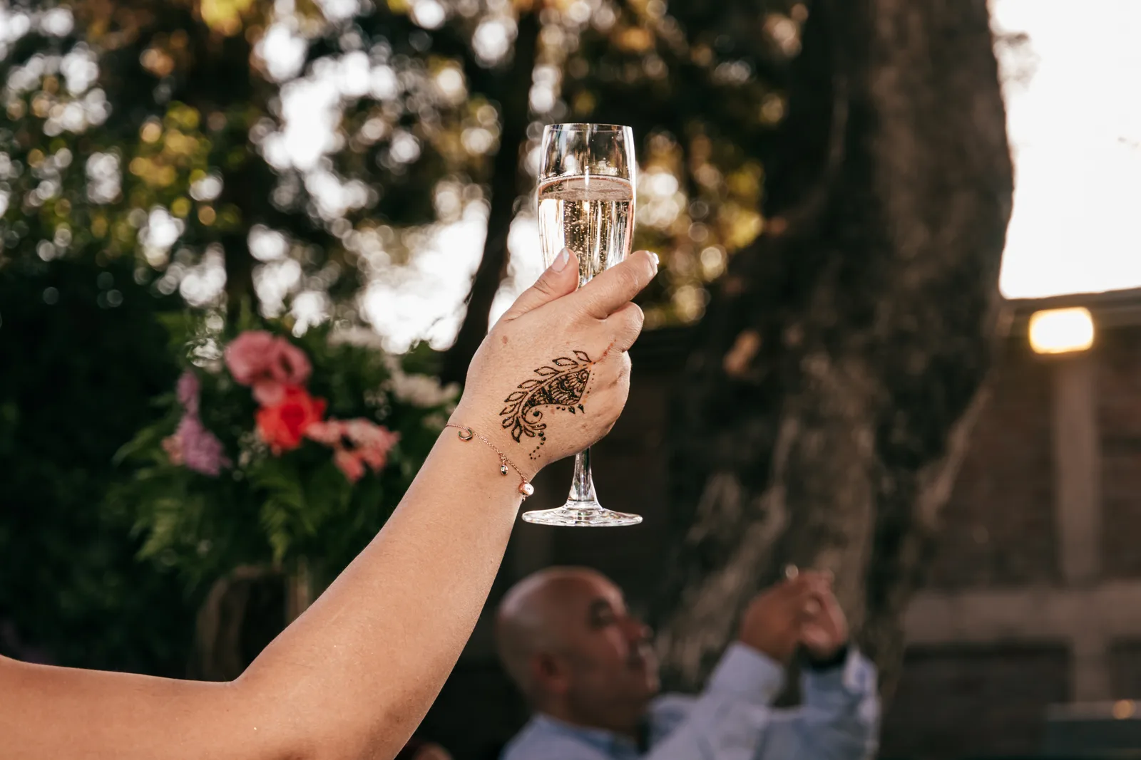 Mesa de degustación con menú indio auténtico para cena privada en Santiago