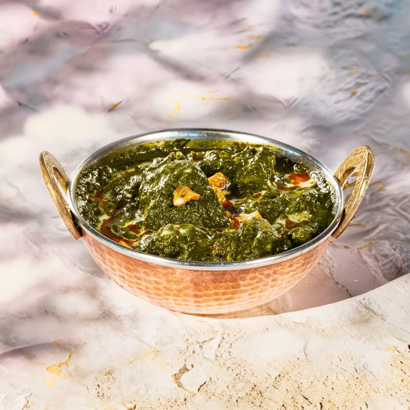 Lahsuni Saag Paneer